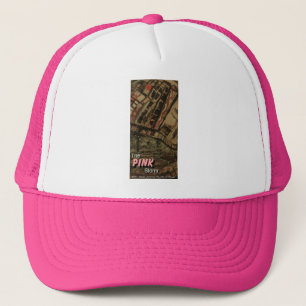 Boné a tempestade rosa