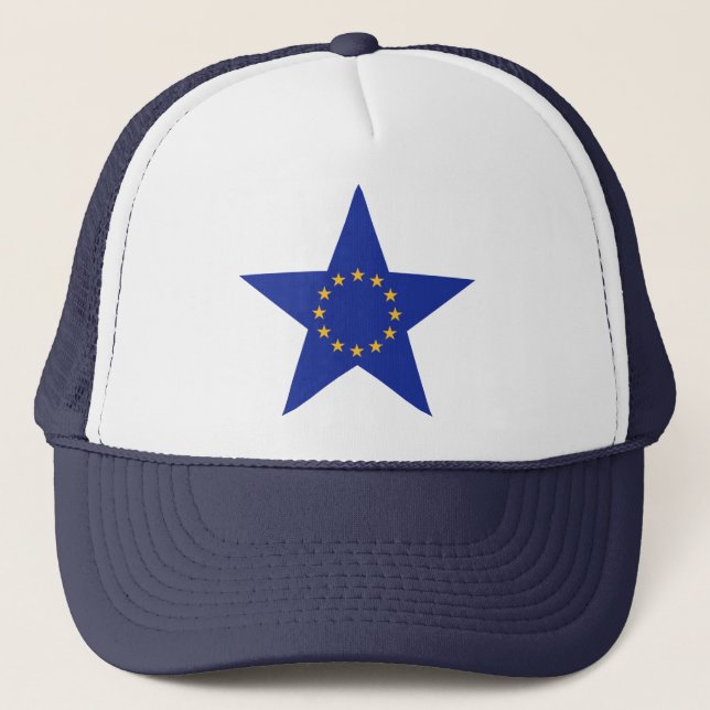 Boné A UE de Europa star a bandeira (Frente)