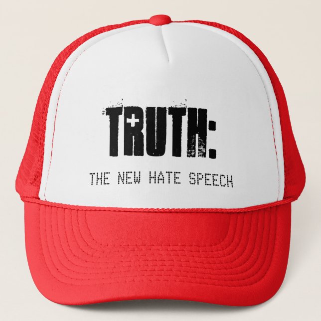 Boné A verdade é o novo discurso do ódio - Unisex Hat (Frente)