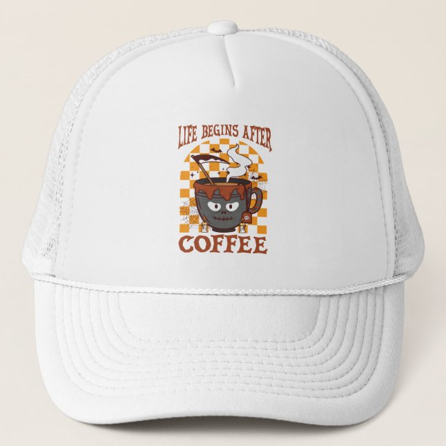 Boné A Vida Começa Após O Café (Frente)