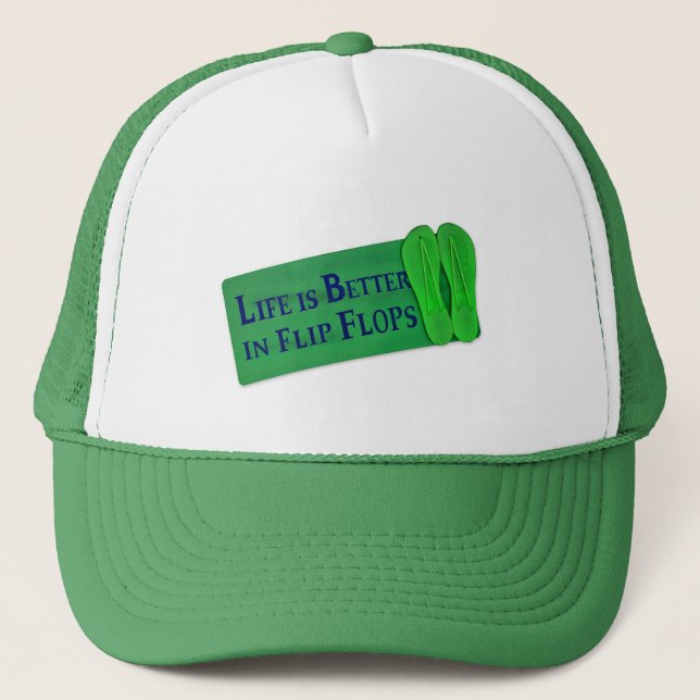 Boné A vida é melhor nos Chinelos (Frente)