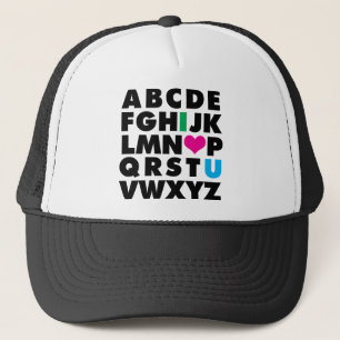 Boné ABC do amor