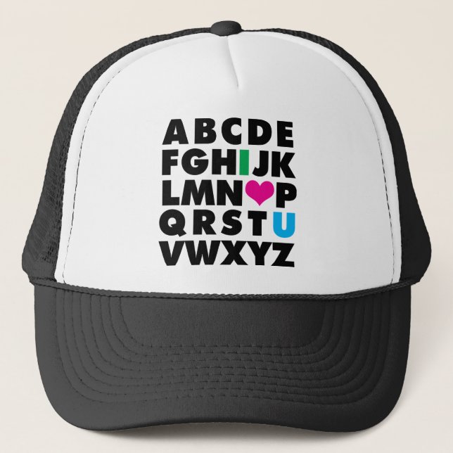 Boné ABC do amor (Frente)