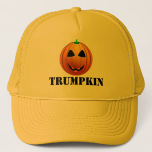 Boné Abóbora engraçada o Dia das Bruxas de Trumpkin d