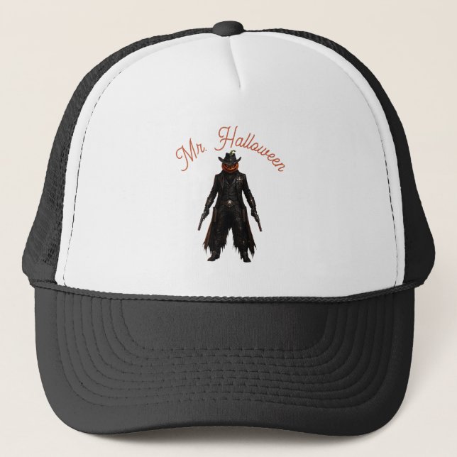 Boné Abóbora sinistra Xerife Cowboy Jack-o'-Lantern Gr (Frente)