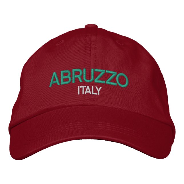 Boné Abruzzo Italy Embriodered Hat (Frente)
