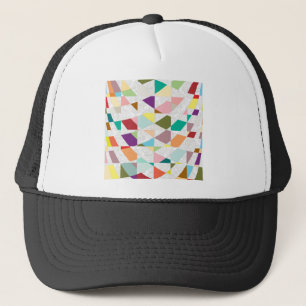 Boné Abstrato - Cores - Damasco
