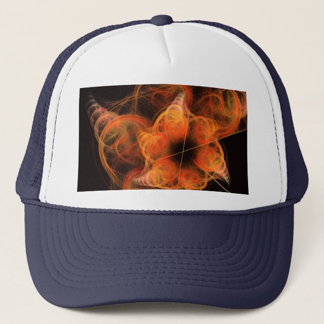 Boné Abstrato de arte leve (Frente)