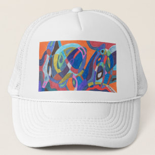 Boné abstrato de "Corrida de Cores"