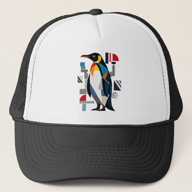 Boné Abstrato Geométrico Penguin Design (Frente)