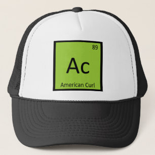 Boné Ac - American Curl Química Tabela Periódica