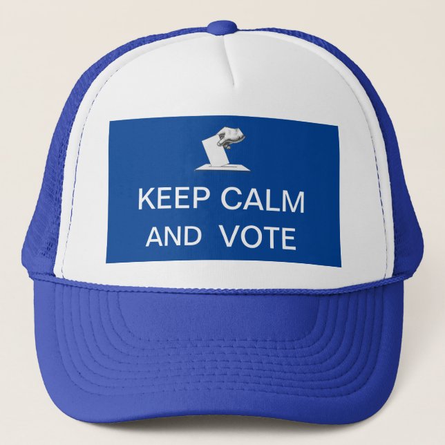 Boné Acalme-se e vote 2026 (Frente)
