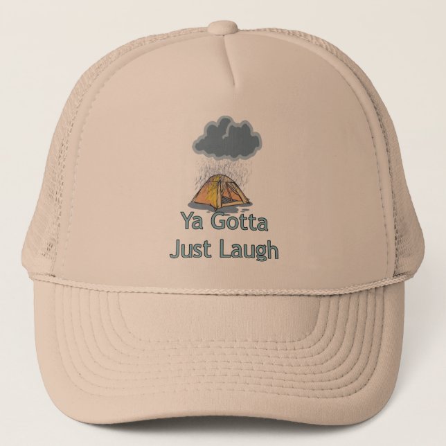 Boné Acampamento na Chuva (Frente)