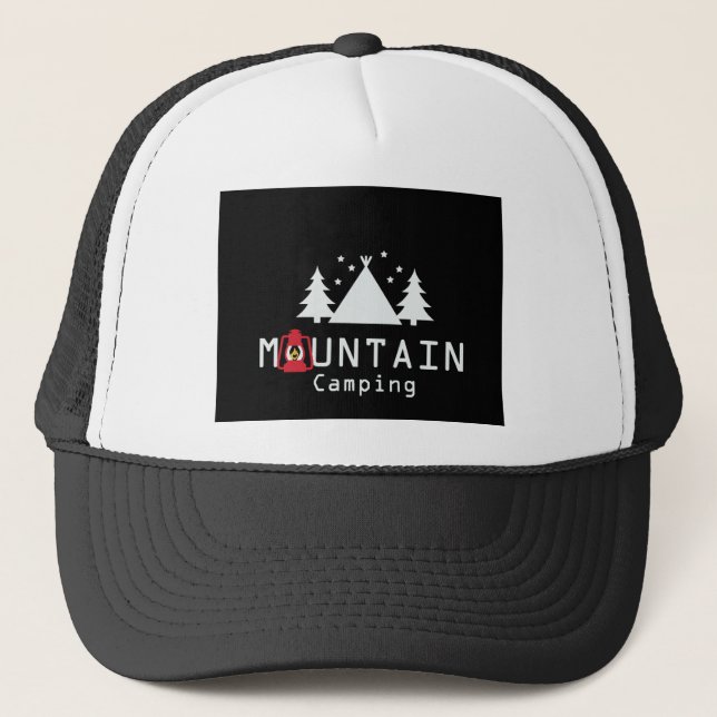Boné acampamento na montanha (Frente)