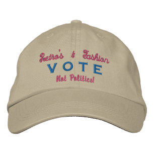 Boné Acessórios de Eleição Elegantes e Divertidos - Vot