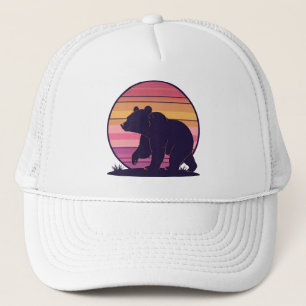 Boné Acorde-se - Socorro Retro Urso Engraçado