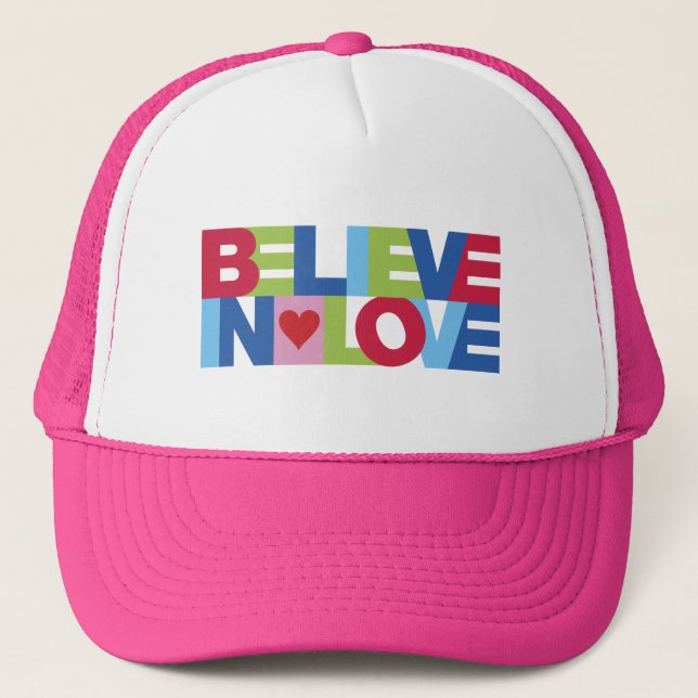 Boné Acreditem no Amor (Cor) (Frente)