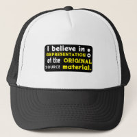 Acredito na representação do material de origem
