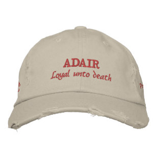 Boné Adair Clan Motto Personalizado