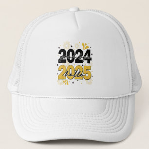 Boné Adeus 2024 Olá Felizes anos novos do Fireworks 202