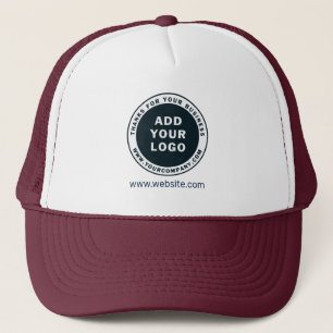 Boné Adicionar logotipo de negócios Personalizado para