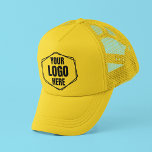 Boné Adicione seu logotipo | Marcas da empresa e oferta<br><div class="desc">Adicione seu logotipo a esta marca comercial e chapéu de caminhão de presentes corporativo. adequado para uniformes de funcionarios e funcionário,  itens de apreciação do cliente e presentes corporativos.</div>