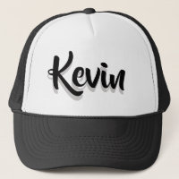 Adicione Seu Nome. Personalizar o chapéu do caminh