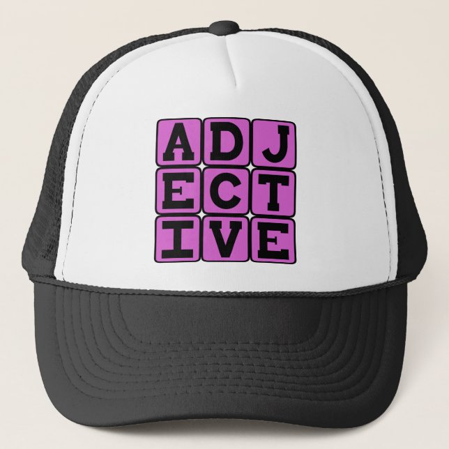 Boné Adjetivo, Classe Gramatical (Frente)