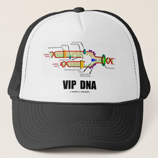 Boné ADN do VIP (humor da réplica do ADN) (Frente)