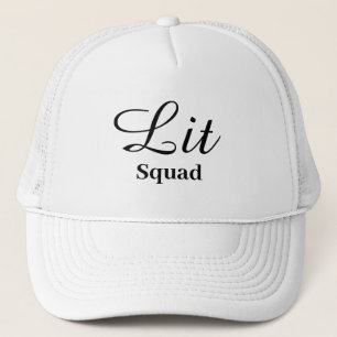 Boné Adolescente Novidade Fashion LIT SQUAD