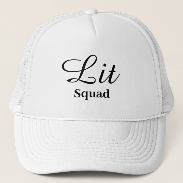 Boné Adolescente Novidade Fashion LIT SQUAD (Frente)