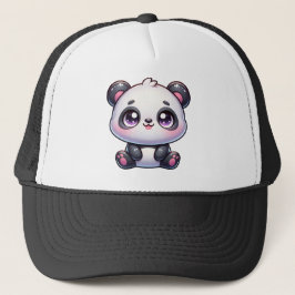 Boné Adorável Panda Pal kawaii