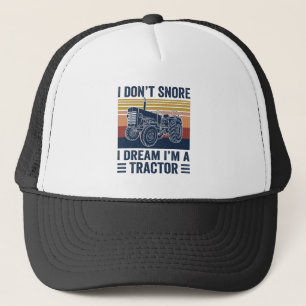 Boné adoro camiseta de tratores