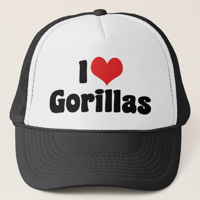 Boné Adoro Heart Gorillas - Gorilla Lover (Frente)