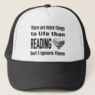 Boné Adoro Ler Livro Sobre Leitor de Bibliotecas