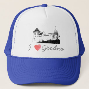 Boné Adoro o Castelo de Arquitetura do Grodno Belarus