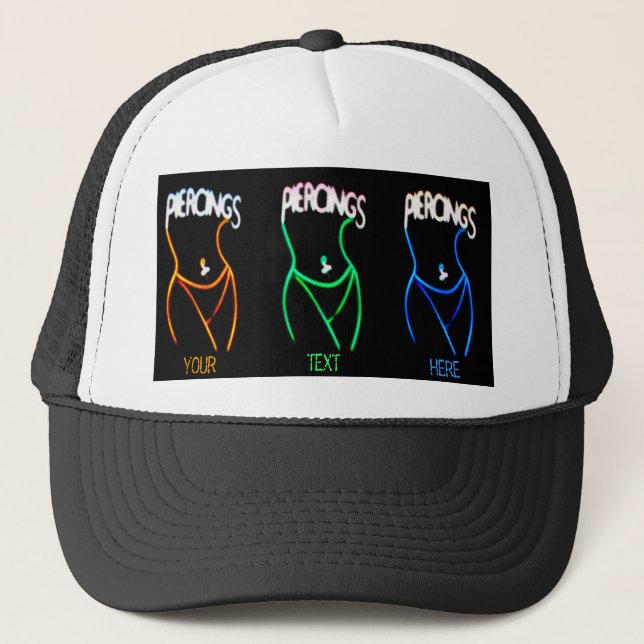 Boné Adoro Piercings - Senhoras Silhouette Hat (Frente)