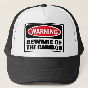 Boné Advertir BEWARE do chapéu do CARIBU