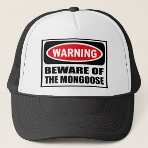 Boné Advertir BEWARE do chapéu do MANGUSTO