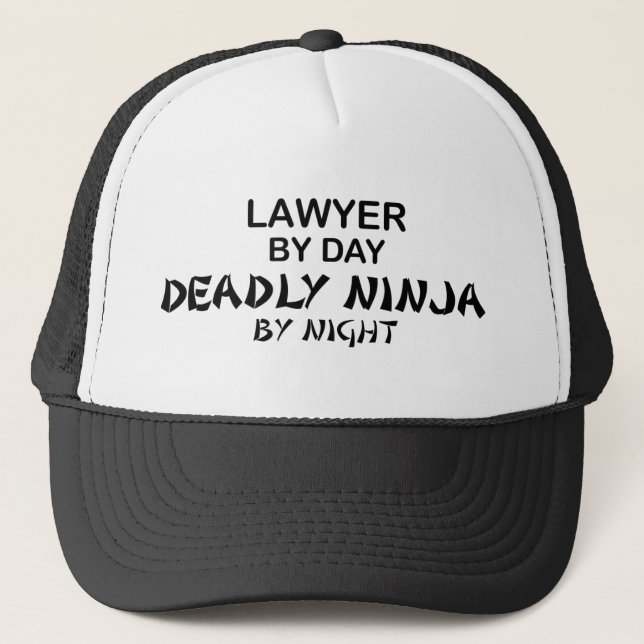 Boné Advogado Ninja mortal em a noite (Frente)