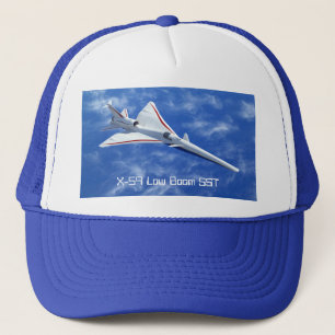 Boné Aeronave Supersônica de Jato de Baixo Boom X-59