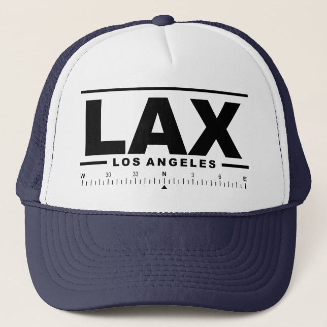 Boné Aeroporto Internacional de Los Angeles LAX  (Frente)
