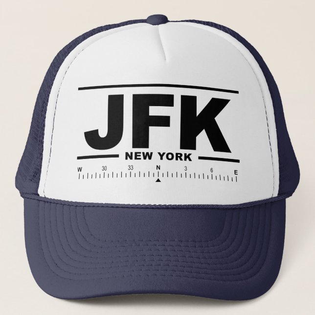 Boné Aeroporto Internacional John F Kennedy JFK (Frente)