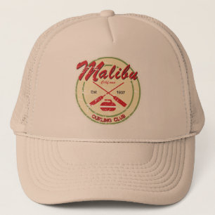 Boné afligido clube de ondulação de Malibu