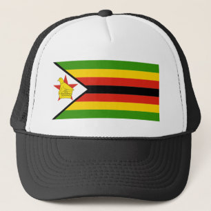 BONÉ ÁFRICA: BANDEIRA DE ZIMBABUÉ