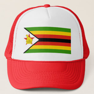 BONÉ ÁFRICA: BANDEIRA DO ZIMBABUÉ
