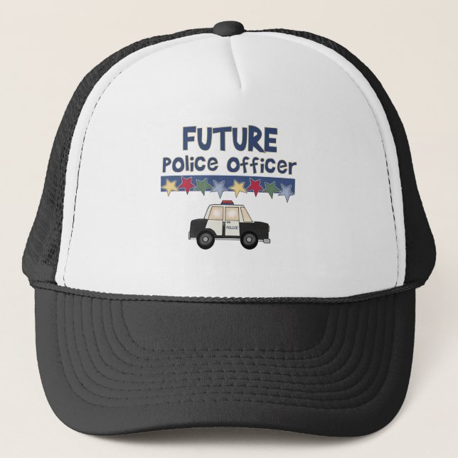 Boné Agente da polícia futuro (Frente)