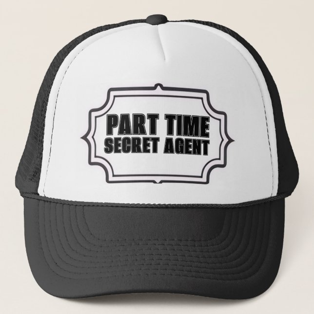 BONÉ AGENTE SECRETO DE MEIO PERÍODO (Frente)