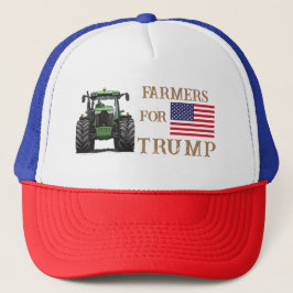 Boné Agricultores do Caminhoneiro Trump 2024