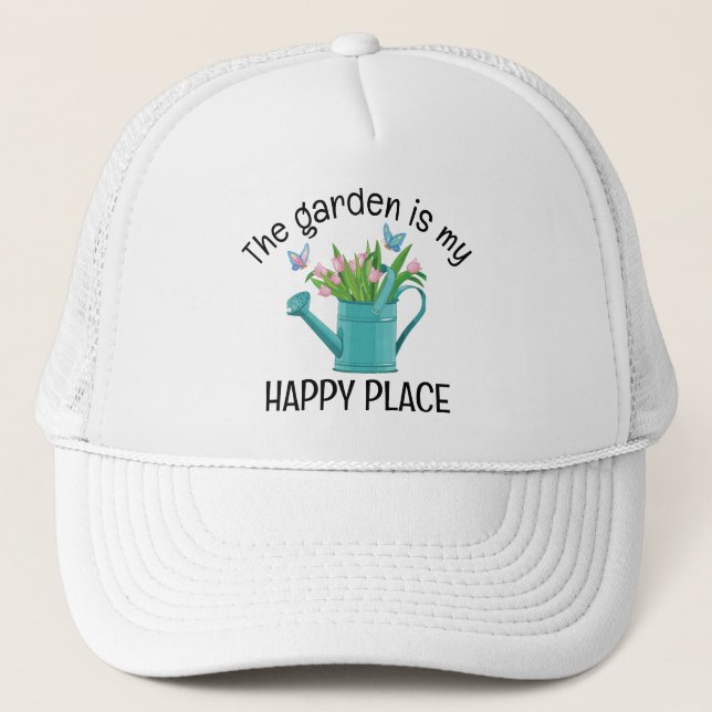 Boné Água Flores Flores Gardening Hat (Frente)